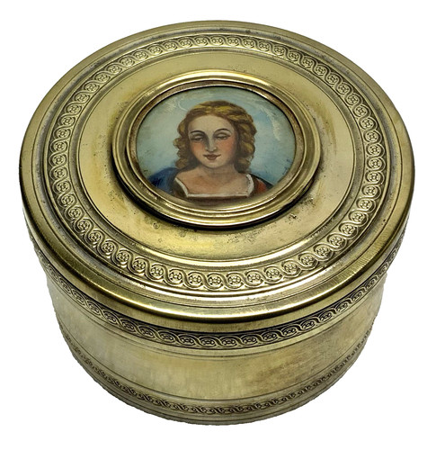Antica scatola polvere - scatola,