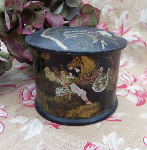 Scatola polvere cartapesta - polvere,