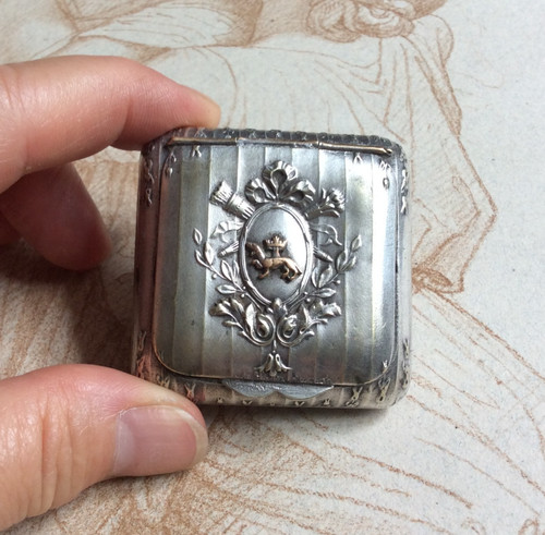 Boite poudre pilules miroir - boite,