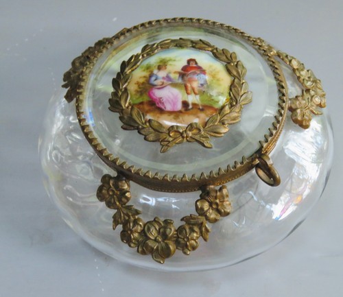 Ancienne boîte poudre - boîte, à