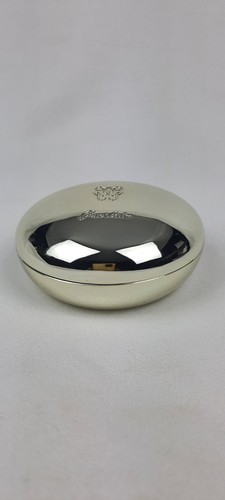 Poudrier argenté boîte - poudrier,