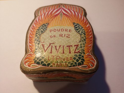 Ancienne boîte poudre t - poudre, l.t