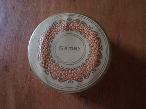 Vintage boîte poudre gemey - boîte,